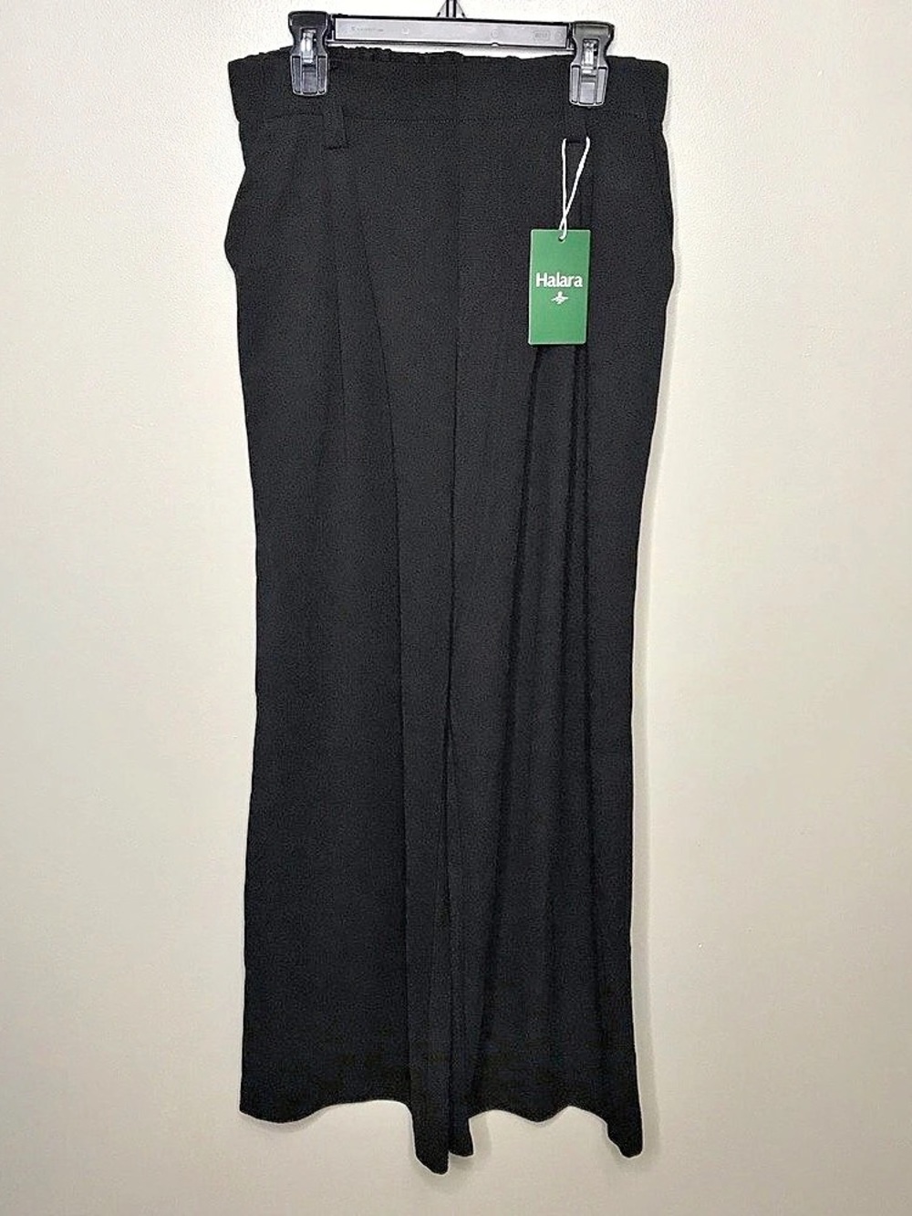 Halara Flexโข DayStretch High Waisted Pleated Wide Leg Work Pants Sz Medium